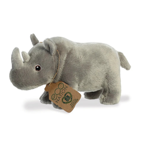 Aurora World Eco Nation Næsehorn Bamse 24 cm (35023)