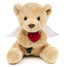 Uni-Toys Guardian Angel Teddy Bear - Bjørn Bamse med rose og vinger 13 cm, lille (TS015123-R)