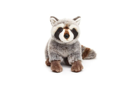 Uni-Toys Vaskebjørn Bamse, siddende, Eco-Friendly, 26 cm (WA0231)