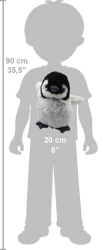 Wild Republic Lille Pingvin - Cuddlekins Mini Penguin Playful 20 cm