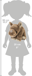 Wild Republic Næsehorn Bamse - CK Mini Rhino Baby 20 cm