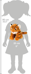 Wild Republic CK Mini Tiger Baby Bamse 20 cm