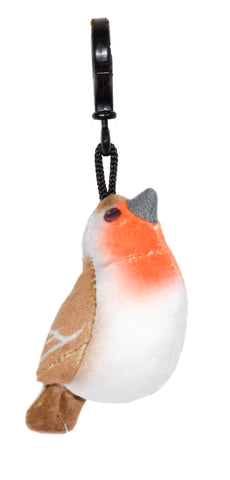 Wild Republic Mini Rødhals Bamse med klip 9 cm