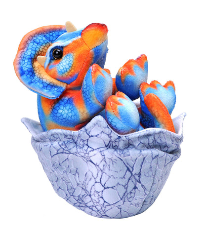 Wild Republic Dinosauria IV Baby Triceratops i æg 20 cm