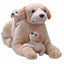 Wild Republic Jumbo Mom & Baby Labrador med hvalpe