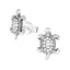 Skildpadder Ørestikker i sølv 925 (oxideret) A4S18882