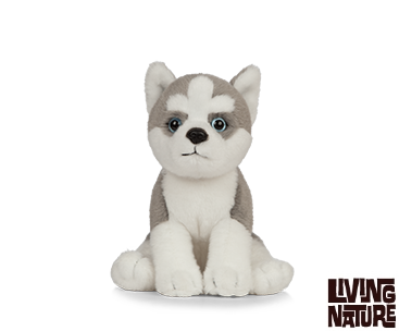 Living Nature Husky Hund 17 cm (lille)