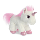 Aurora World Enhjørning Bamse - Sparkle Tales Princess Unicorn White 28 cm