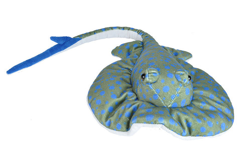 Wild Republic Blå Rokke Bamse - CK Blue Spotted Ray