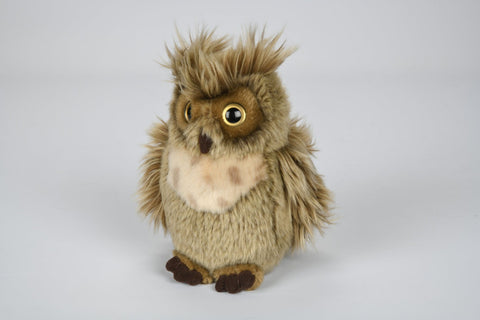 Uni-Toys Amerikansk Stor Hornugle Bamse 18 cm