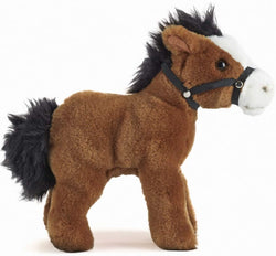 Living Nature Hest med hovedtøj 18 cm (lille)