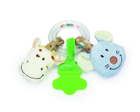 Teddykompaniet Ring-Rangle Ko og Mus 17cm