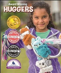 Wild Republic Huggers Chimpanse bamse med snap armbånd