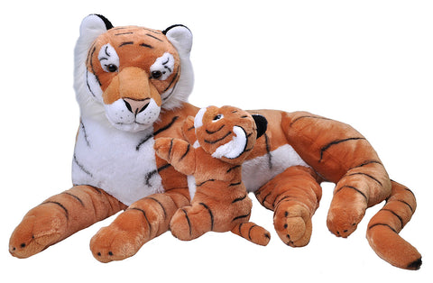 Wild Republic JUMBO Mom & Baby Tiger