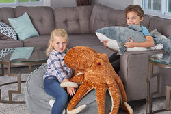 Wild Republic JUMBO Stor Hvid Haj Bamse - JUMBO Great White Shark 69-95 cm