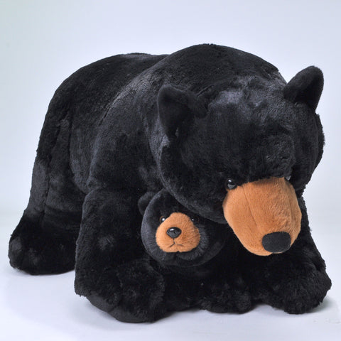 Wild Republic Jumbo Mom & Baby Amerikansk Sortbjørn 60 cm