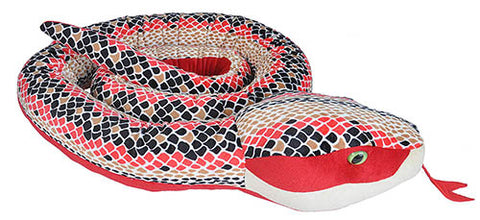 Wild Republic Jumbo Red Scales Slange Bamse 280 cm