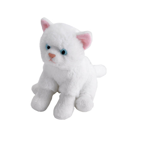 Wild Republic Pocketkins Mini Hvid Kat 13 cm