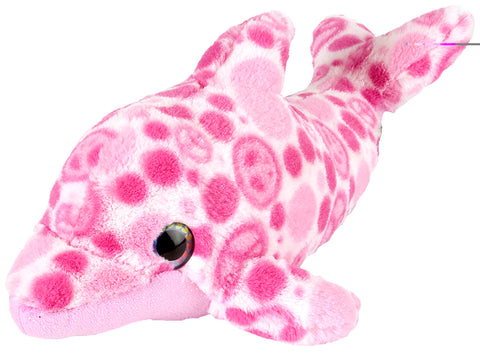 lyserød delfin bamse