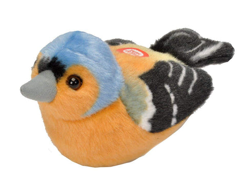 Wild Republic Bogfinke Fugl Bamse med realistiske fugle lyde - RSPB II Chaffinch