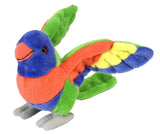 Wild Republic Regnbuelori Fugl 20 cm - CK Mini Lorikeet