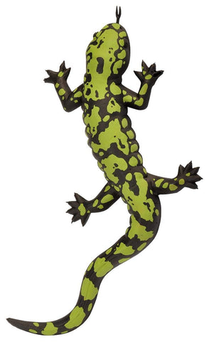 Wild Republic Gummi Salamander Sort/Grøn 27 cm