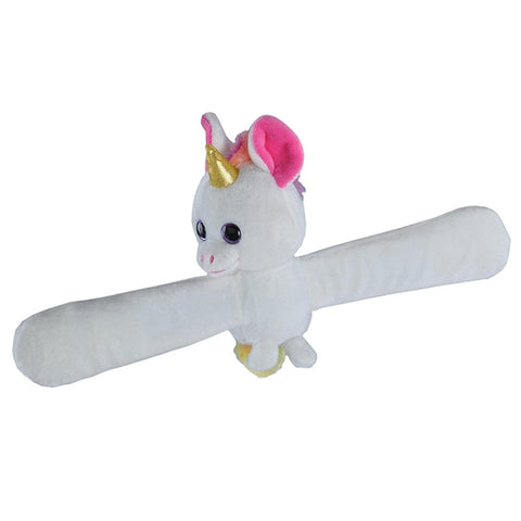 Wild Republic Huggers Unicorn med snap armbånd (vandmelon duft) 20 cm