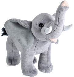 Wild Republic Lille Elefant Bamse med realistiske lyde - Wild Calls Elephant with Authentic Sounds 18 cm