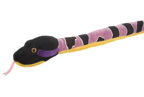 Wild Republic Timber Slange Bamse med rangle 134 cm