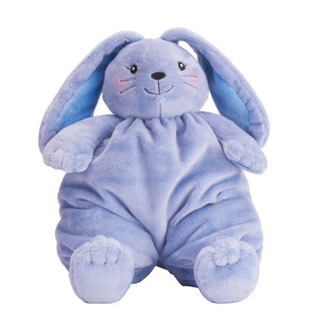 Wild Republic Krammebamse - Warm Wishes Puffy Plush Bunny, blå.