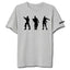 Fortnite Dancing Grey t-shirt til voksne (S, M, L, XL)