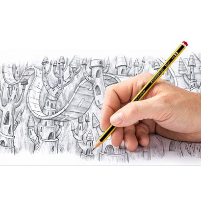 Blyanter/Viskelæder