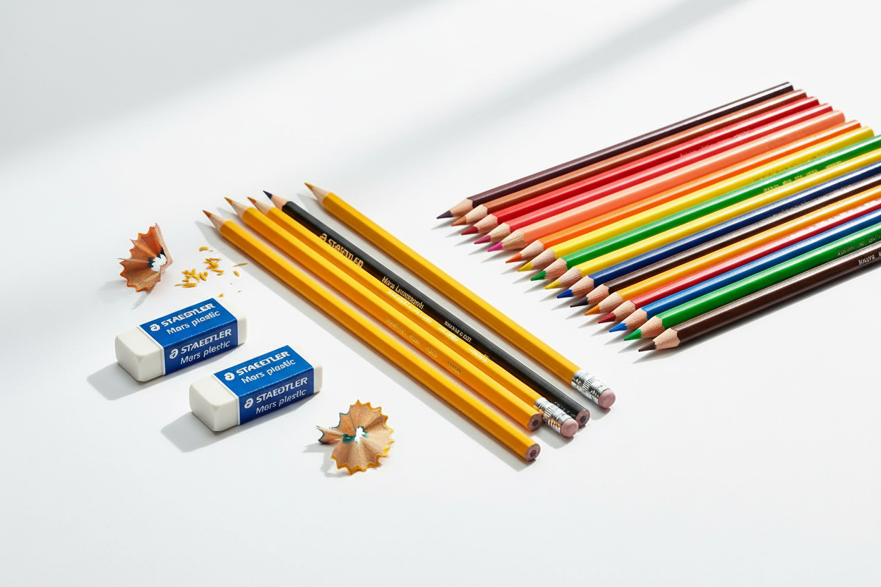 Blyanter og viskelæder fra Staedtler