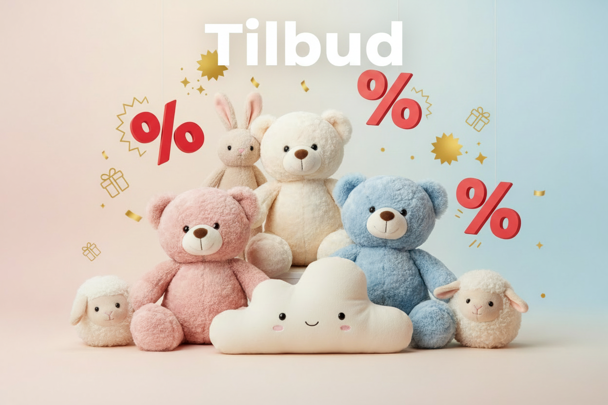 Tilbud – spar på bamser, legetøj og smykker hos Fun and Chic