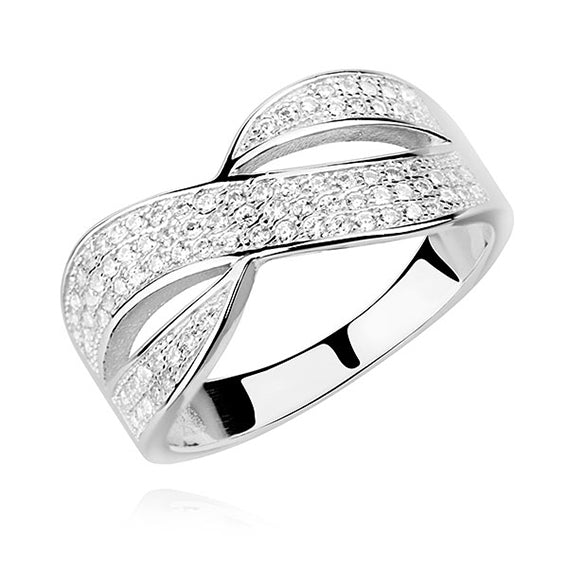 flettet ring sølv Hovedbillede