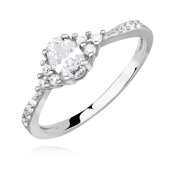 forlovelsesring ring i sølv Hovedbillede