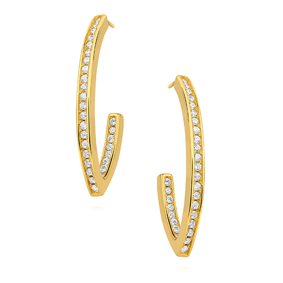 forgyldte ørestikker