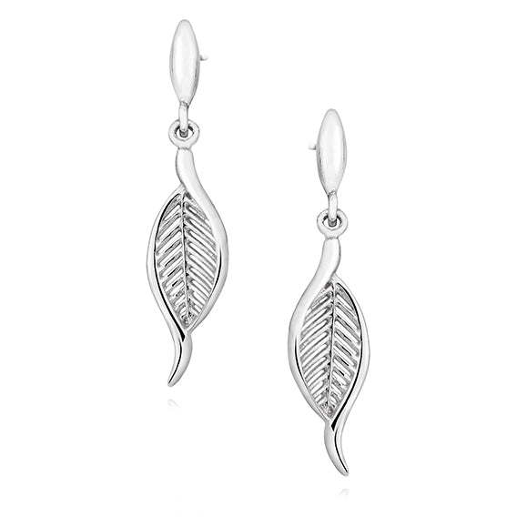 drop øreringe i sølv Hovedbillede