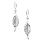 drop øreringe i sølv