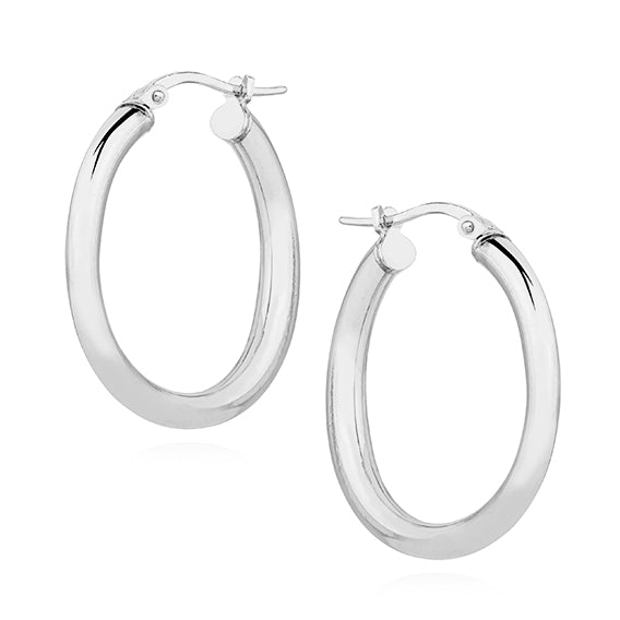 sølv hoops Hovedbillede