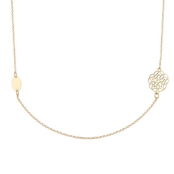 Halskæde med blomst  Hovedbillede