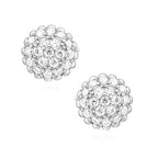 sølv ørestikker med blomster