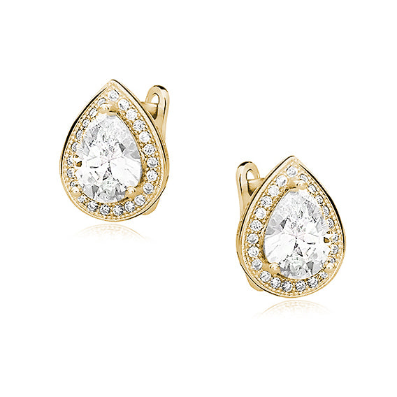 forgyldte øreringe dråber  Hovedbillede