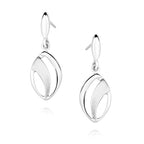 Sølv elegante drop ørestikker 