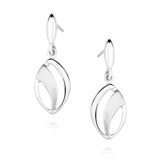 Sølv elegante drop ørestikker 