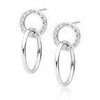 cirkler øreringe sølv