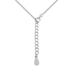 Sølv hjerte halskæde