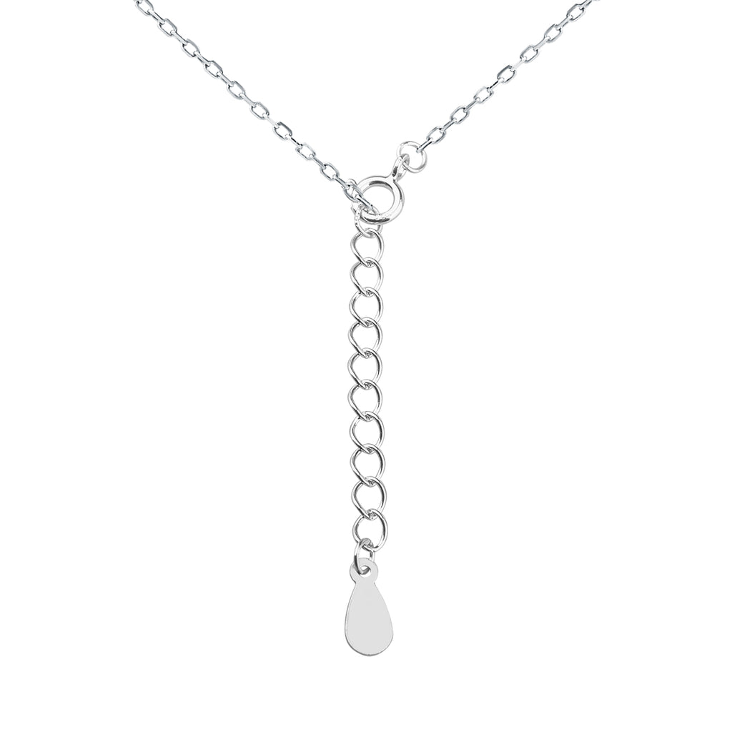 sølv halskæde muslingeskal 