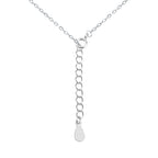 sølv halskæde muslingeskal 