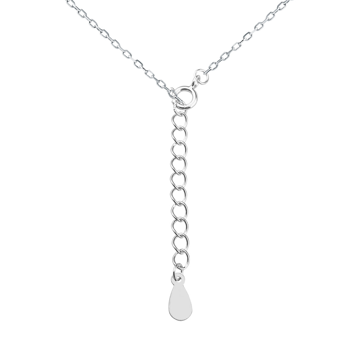 sølv halskæde muslingeskal 